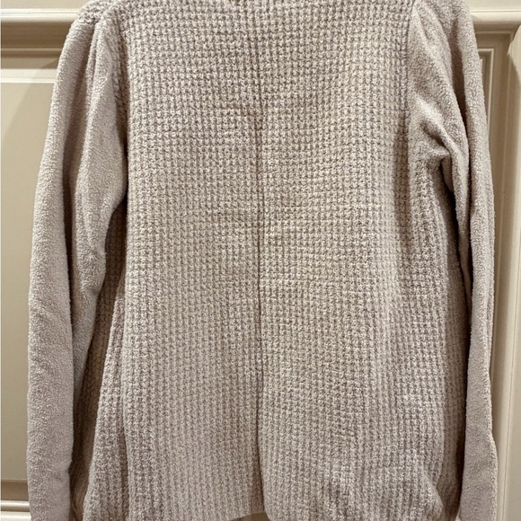 Barefoot Dreams CozyChic Lite Coastal Waffle Knit Open Front Cardigan - Picture 3 of 3